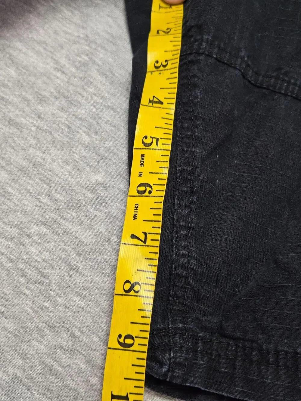 Ecko Unltd Shorts Mens 46 Gray Cargo Canvas Pockets Relaxed Fit Summer